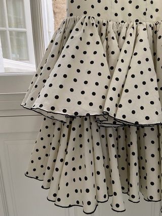 Falda flamenca lunares volantes