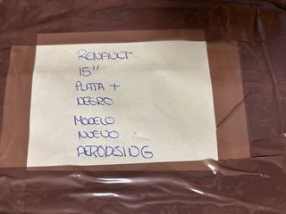 Tapacubos Renault Llanta 15 Negro/Plata