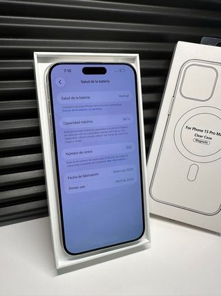 iPhone 15 Pro Max 256GB Plata