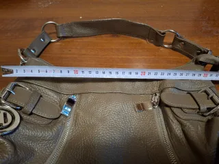 Borsa vera pelle martellata