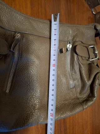 Borsa vera pelle martellata