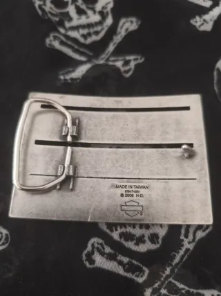 Hebilla Harley Davidson Plata Establecida 1903