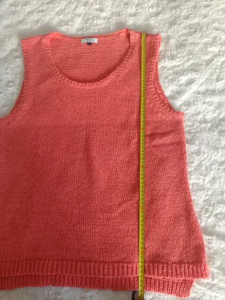 Colete coral Galeries Lafayette