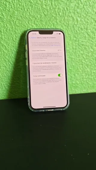 iPhone 14 128GB Morado IMPECABLE+FACTURA