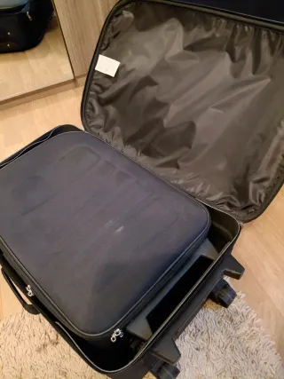 Set 3 Valigie Blu: Grande, Media, Piccola