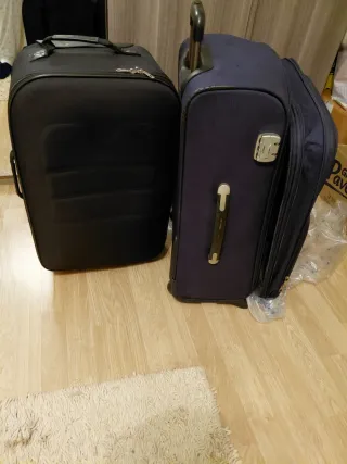 Set 3 Valigie Blu: Grande, Media, Piccola