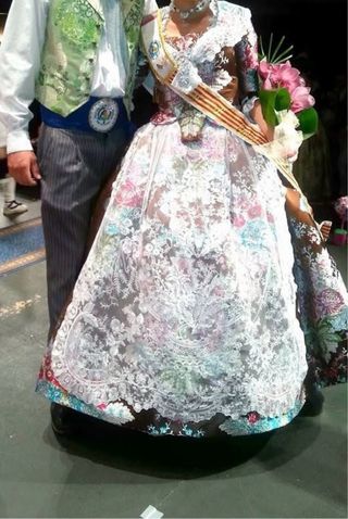 Traje de Fallera Multicolor