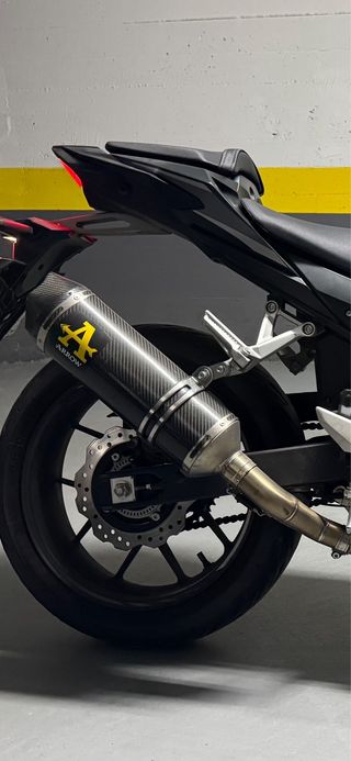 Escape Fibra Carbono ARROW homologado Honda CB 500