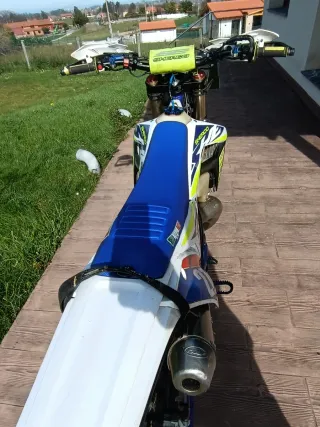 Sherco Enduro/Motocross Moto Azul/Blanco