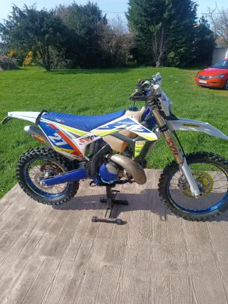 Sherco Enduro/Motocross Moto Azul/Blanco