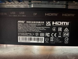 Monitor MSI Curvo Negro