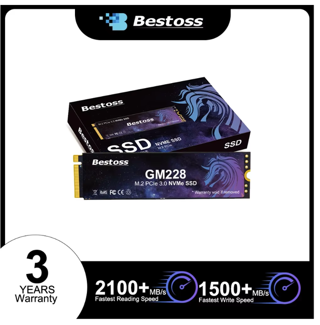 SSD Bestoss GM228 NVMe M.2 PCIe 3.0 2TB 1TB