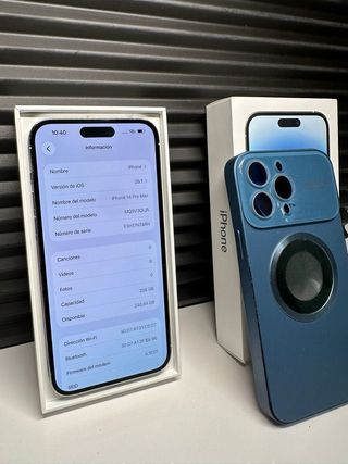 iPhone 14 Pro Max Blu/Argento