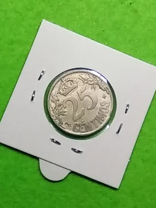 Moneda 25 cts DE 1925 W España