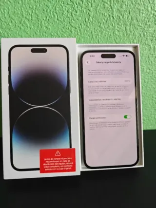 iPhone 14 Pro Max 256GB 100% Salud batería.