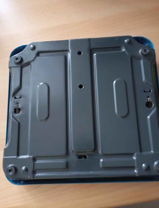 Báscula de baño mecánica azul