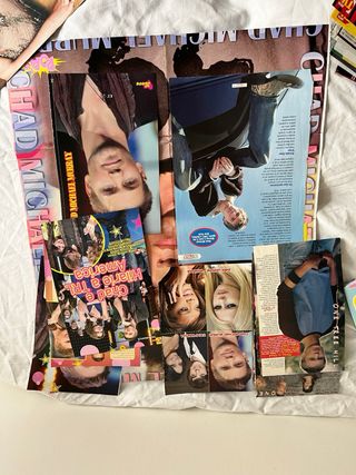 Lotto riviste e poster: attori, cantanti