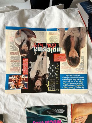 Lotto riviste e poster: attori, cantanti