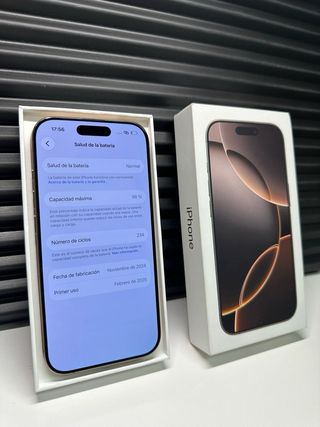 iPhone 16 Pro 256GB Dorado 98% bateria
