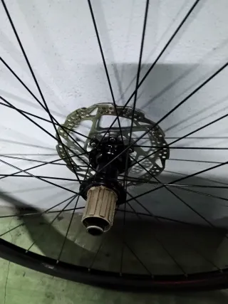 Rueda de Bicicleta trasera con Disco de Freno 700