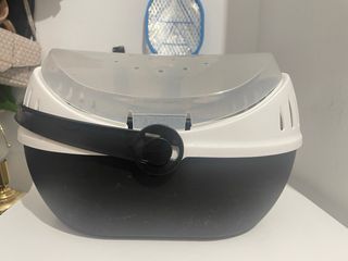 Transportín y jaula hámster + accesorios