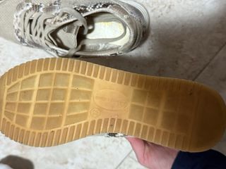 Sneakers beige e oro donna taglia 37