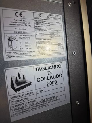 Estufa de pellets Karmek Lisa