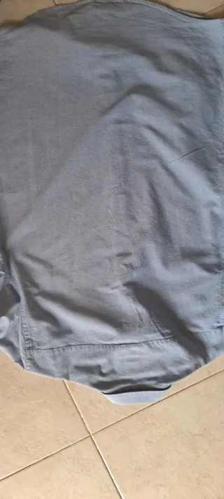 Camicia uomo Zara celeste tipo jeans