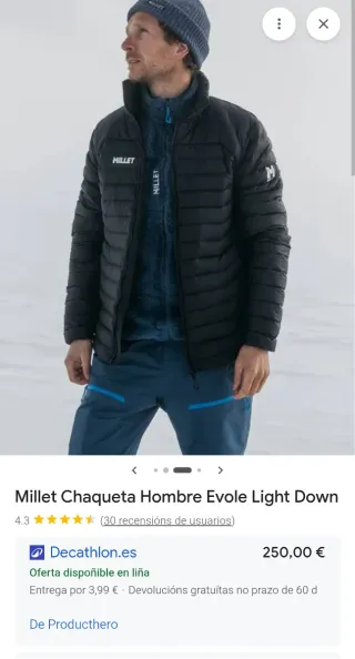Chaqueta Millet Azul