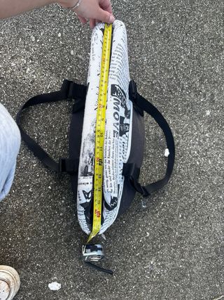 Borsa per cani con stampa giornale