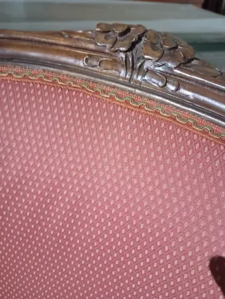 Pareja de sillones tapizados