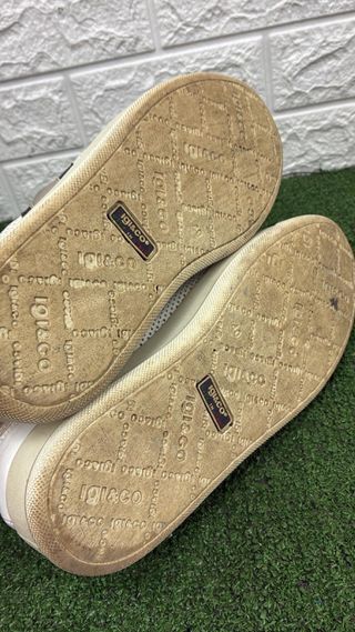 Scarpe uomo 10&CO bianche e oro