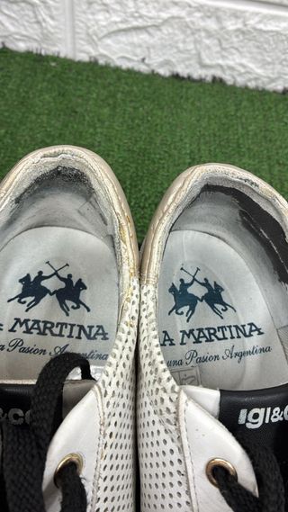 Scarpe uomo 10&CO bianche e oro