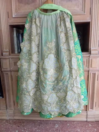 Traje de Fallera Rojo Multicolor