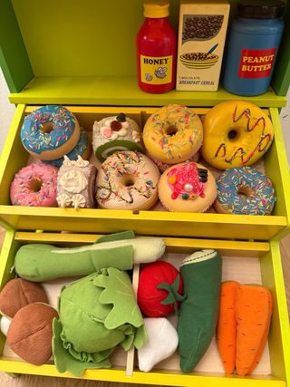 Mercadito infantil de madera