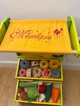 Mercadito infantil de madera