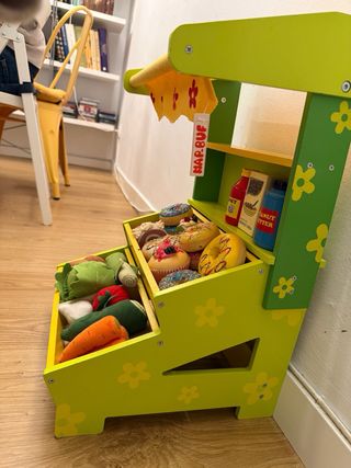 Mercadito infantil de madera