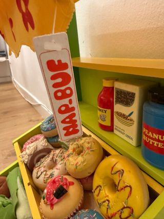 Mercadito infantil de madera