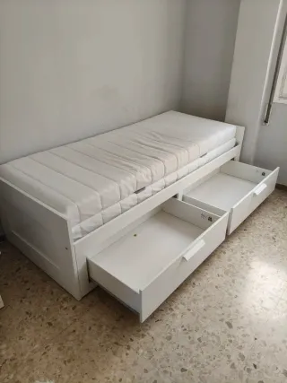 Cama 80 convertible 160 nueva