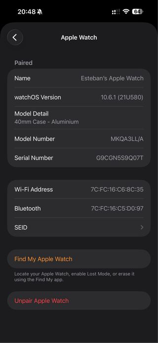Apple Watch SE 40mm Aluminio Oro