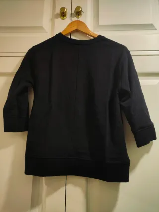 ZARA - Sudadera Negra 100% algodón