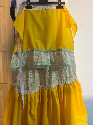 Zagalejo y delantal largo 1’02cm