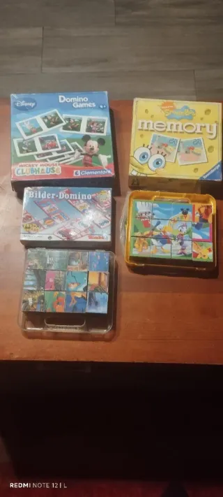 Lote juegos infantiles de mesa