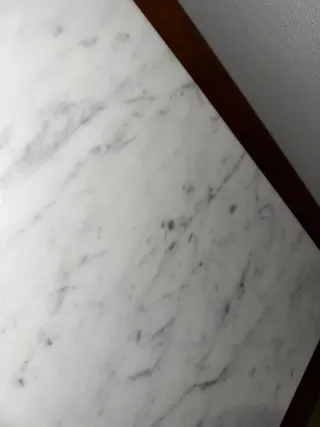 Mesa de centro madera y mármol