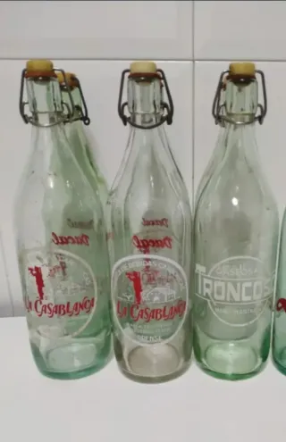 Botellas Gaseosa Antiguas La Casablanca y Troncoso