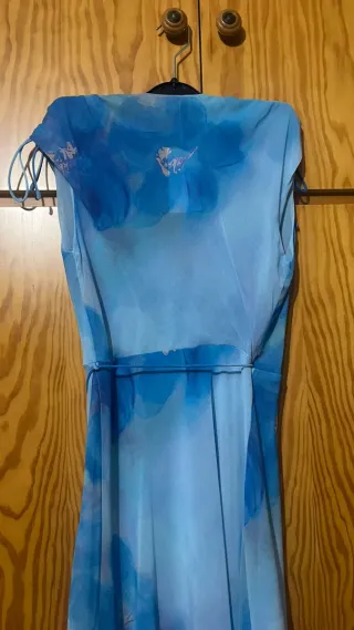 Vestido Mango Azul Talla XS Nuevo