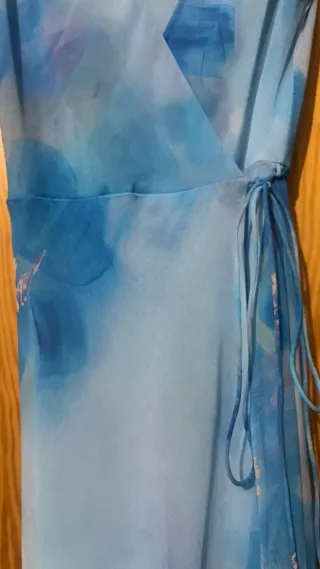 Vestido Mango Azul Talla XS Nuevo