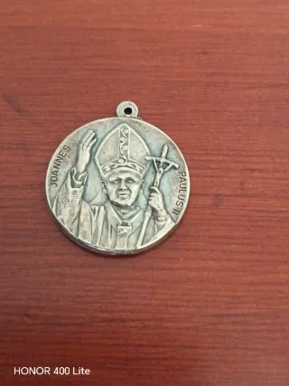 Medalla Juan Pablo II Plata