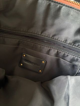 Bolso Bimba y Lola Gris/Azul Oscuro