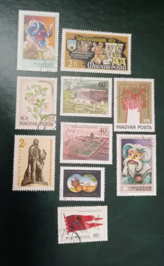 Francobolli Ungheresi Arte Pittorica